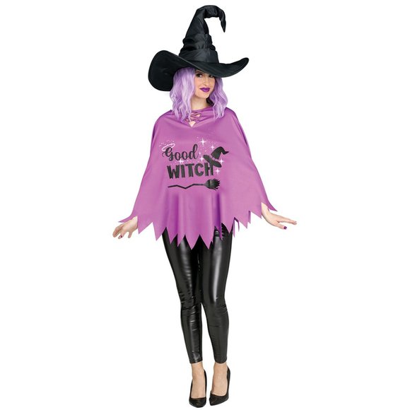 "Good Witch" Costume Poncho Cape Easy Halloween Costume for Witches ! - Picture 2 of 3